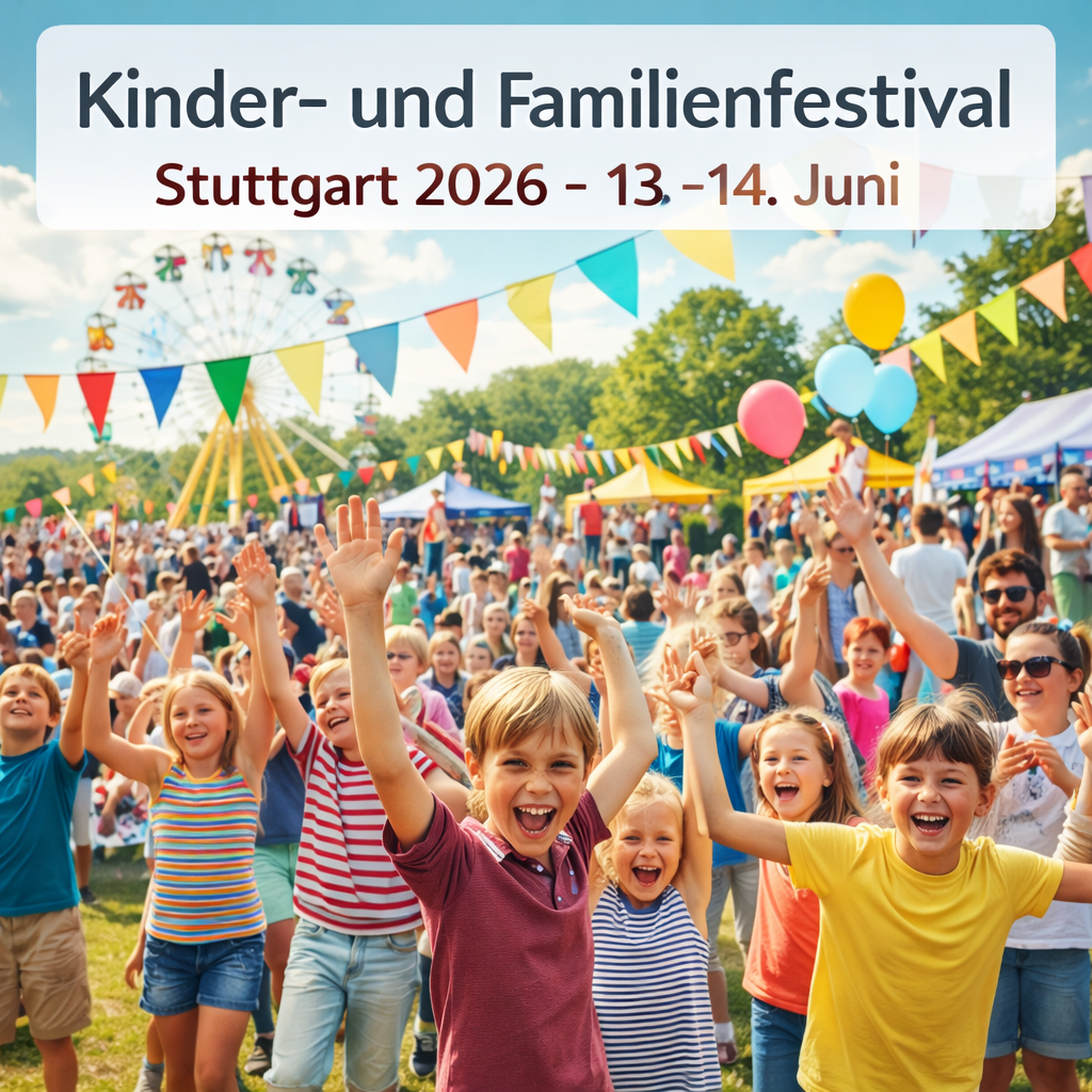 Kinder- und Familienfestival Stuttgart 2026 – Das erwartet dich