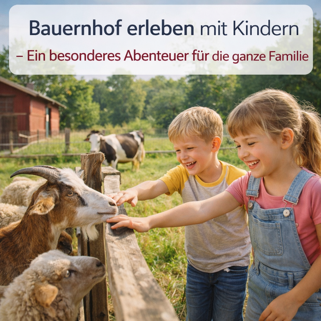 Bauernhof erleben mit Kindern – Ein besonderes Abenteuer für die ganze Familie