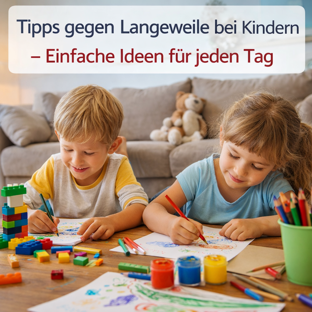 Tipps gegen Langeweile bei Kindern – Einfache Ideen für jeden Tag