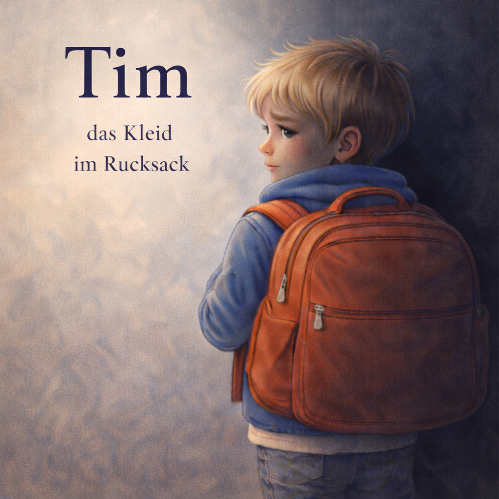 Tim, the Dress in the Backpack - A story about courage, friendship and being different