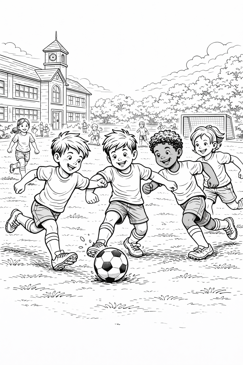 Mein großes Fußball Malbuch - Über 50 spannende Fußball-Motive & kreative Mitmachseiten