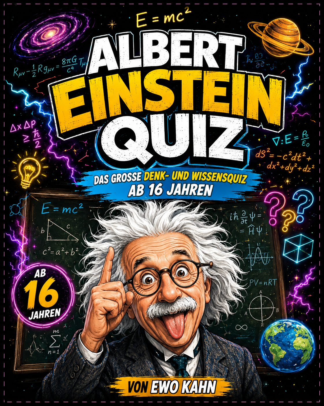 Albert Einstein Quiz - Schwere Fragen, verrückte Denkaufgaben und Wissenschafts-Quizze für kluge Köpfe - Jetzt vorbestellen – Veröffentlichung am 25.08.2026