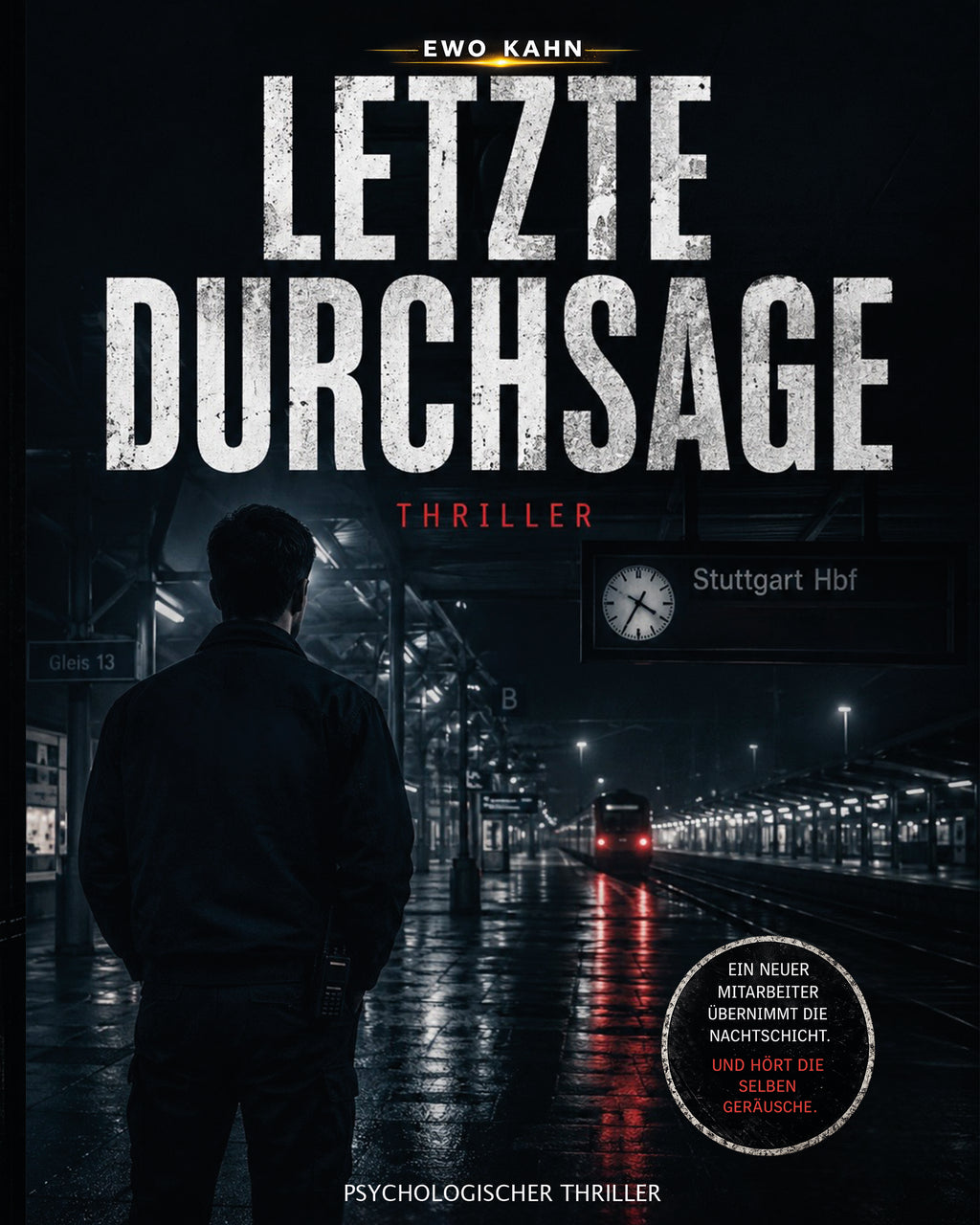 Letzte Durchsage - Ein psychologischer Thriller aus dem Stuttgarter Hauptbahnhof - Jetzt vorbestellen – Veröffentlichung am 25.01.2027