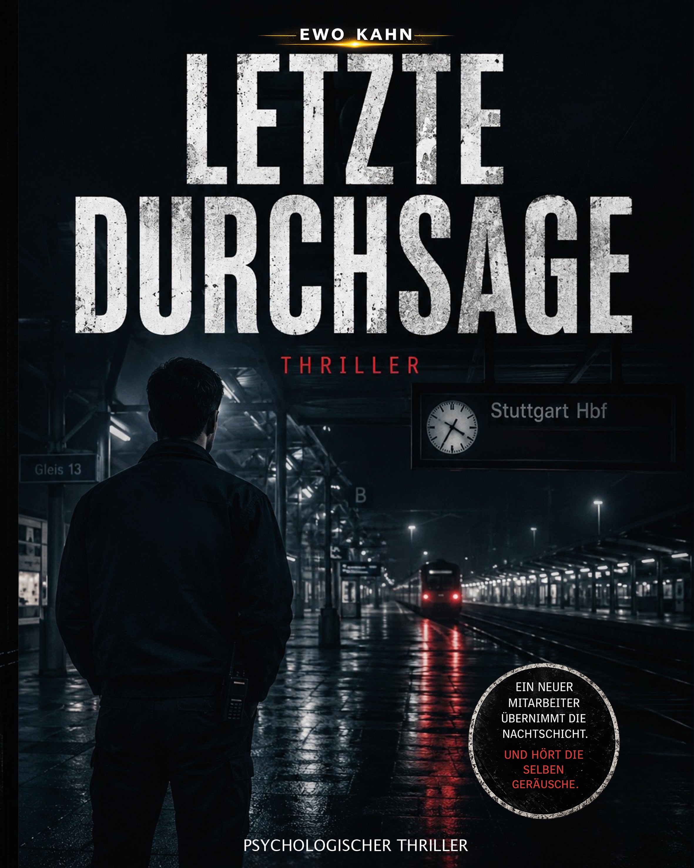 Letzte Durchsage - Ein psychologischer Thriller aus dem Stuttgarter Hauptbahnhof