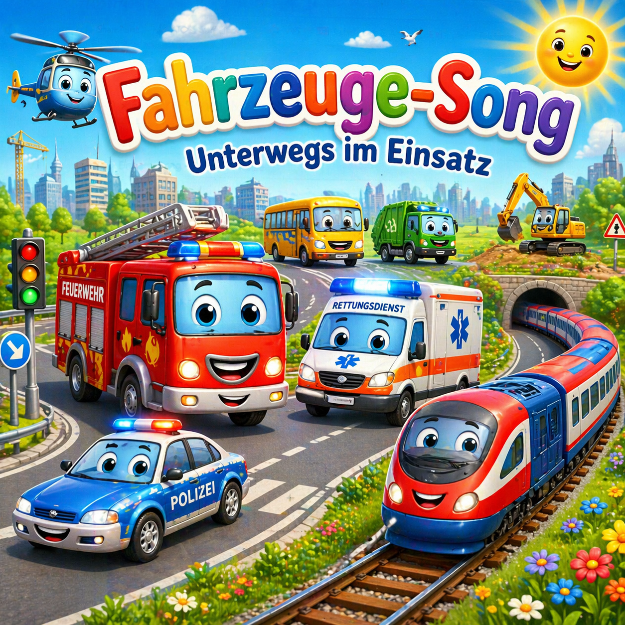 Fahrzeuge-Song – Unterwegs im Einsatz