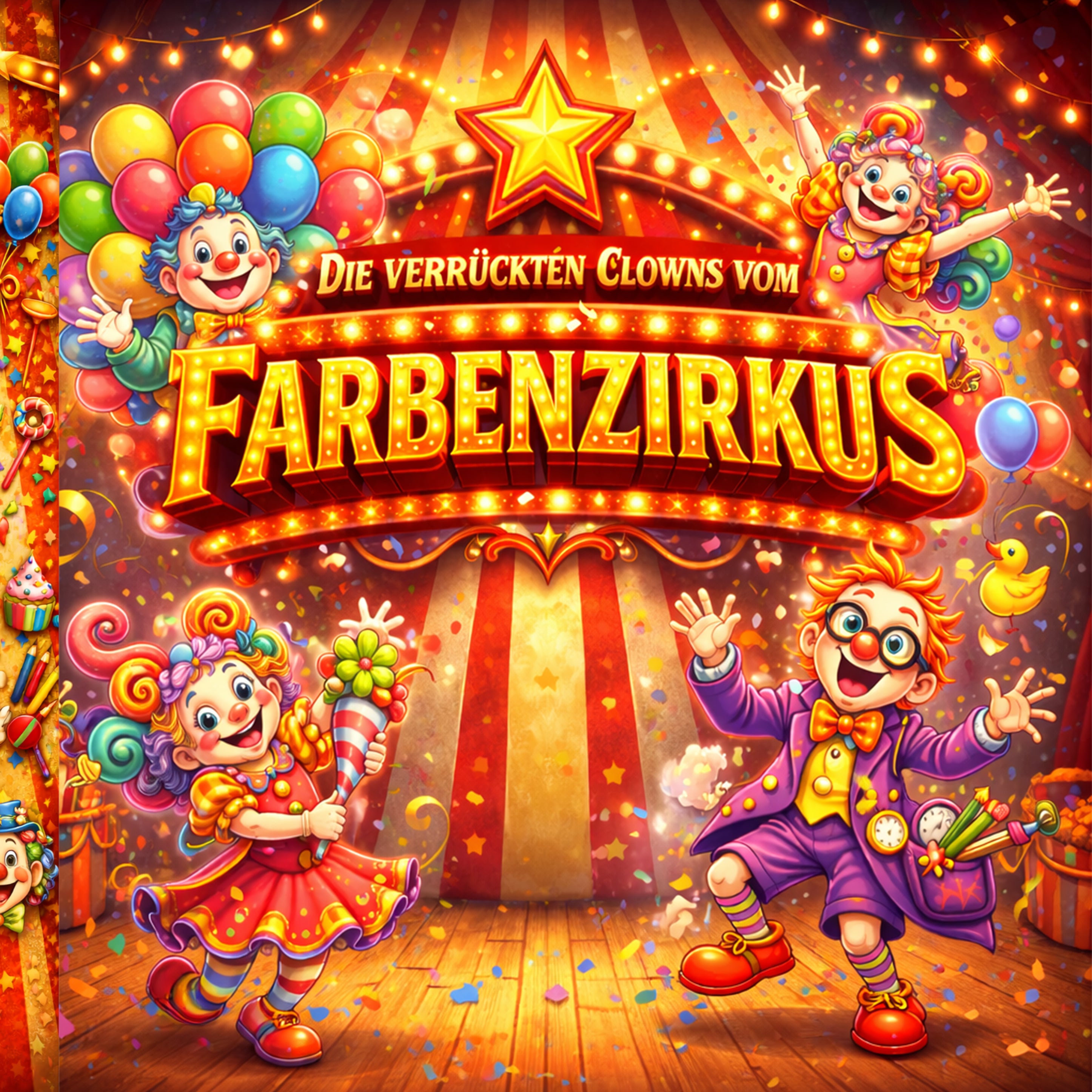 Die verrückten Clowns vom Farbenzirkus