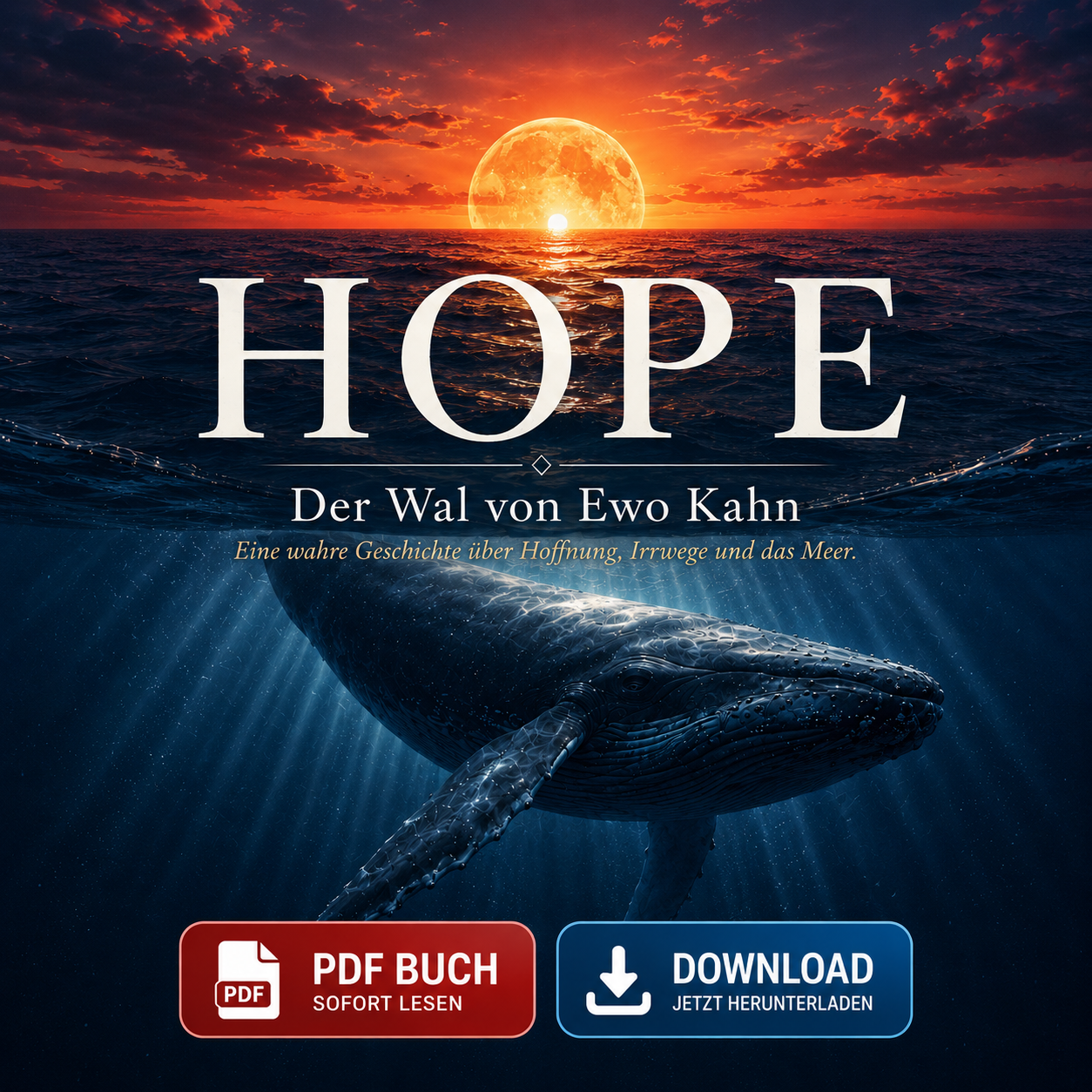 Hope - Der Wal - Eine wahre Geschichte über Hoffnung, Irrwege und das Meer – als digitales PDF zum Sofortdownload