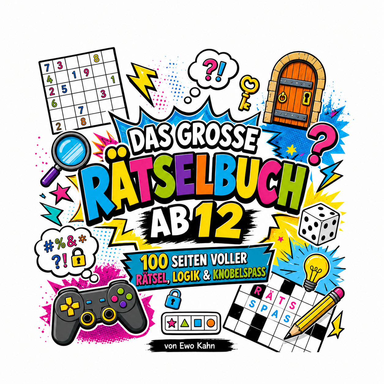 Das große Rätselbuch ab 12 - Knobelspaß, Denkspiele und kreative Challenges für clevere Köpfe - Jetzt vorbestellen – Veröffentlichung am 25.10.2026