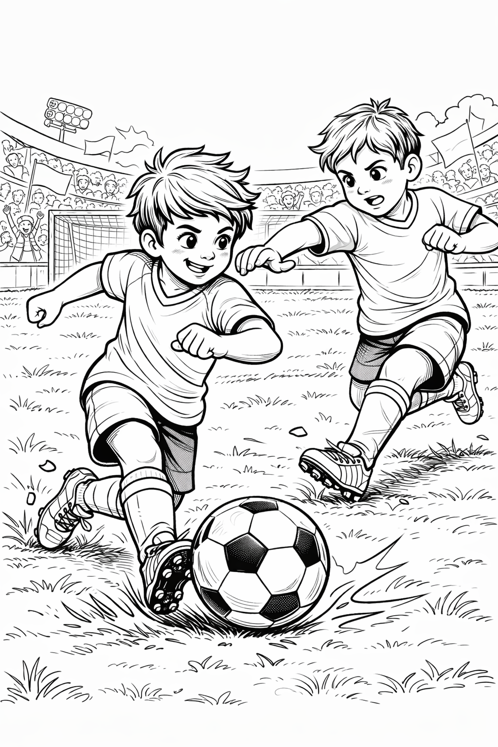 Mein großes Fußball Malbuch - Über 50 spannende Fußball-Motive & kreative Mitmachseiten