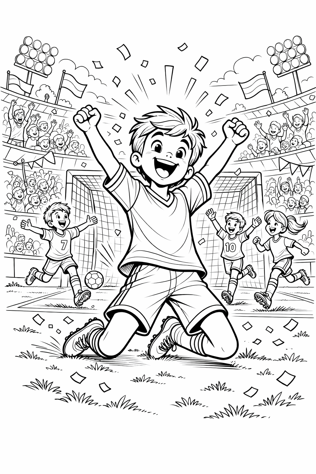 Mein großes Fußball Malbuch - Über 50 spannende Fußball-Motive & kreative Mitmachseiten