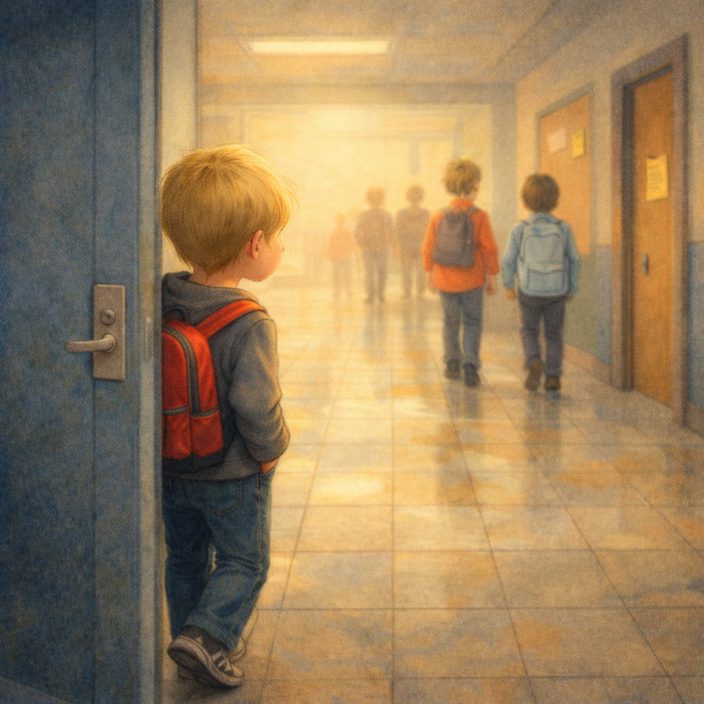 Tim, the Dress in the Backpack - A story about courage, friendship and being different