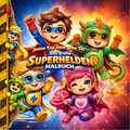 Superhelden-Malbuch – Jeden Tag eine gute Tat