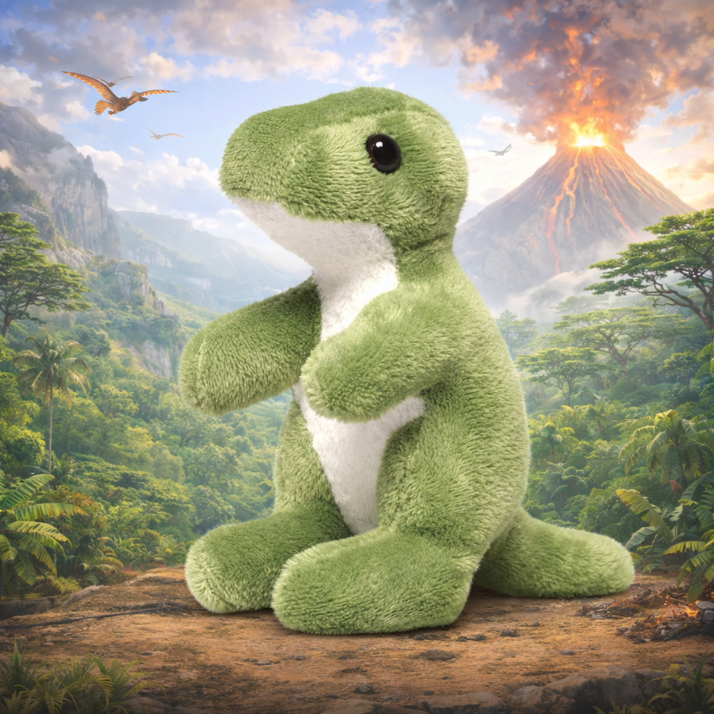 Dino Brix – Neugieriger Plüsch Dinosaurier - Ein neugieriger Dino zum Kuscheln, Spielen und Entdecken