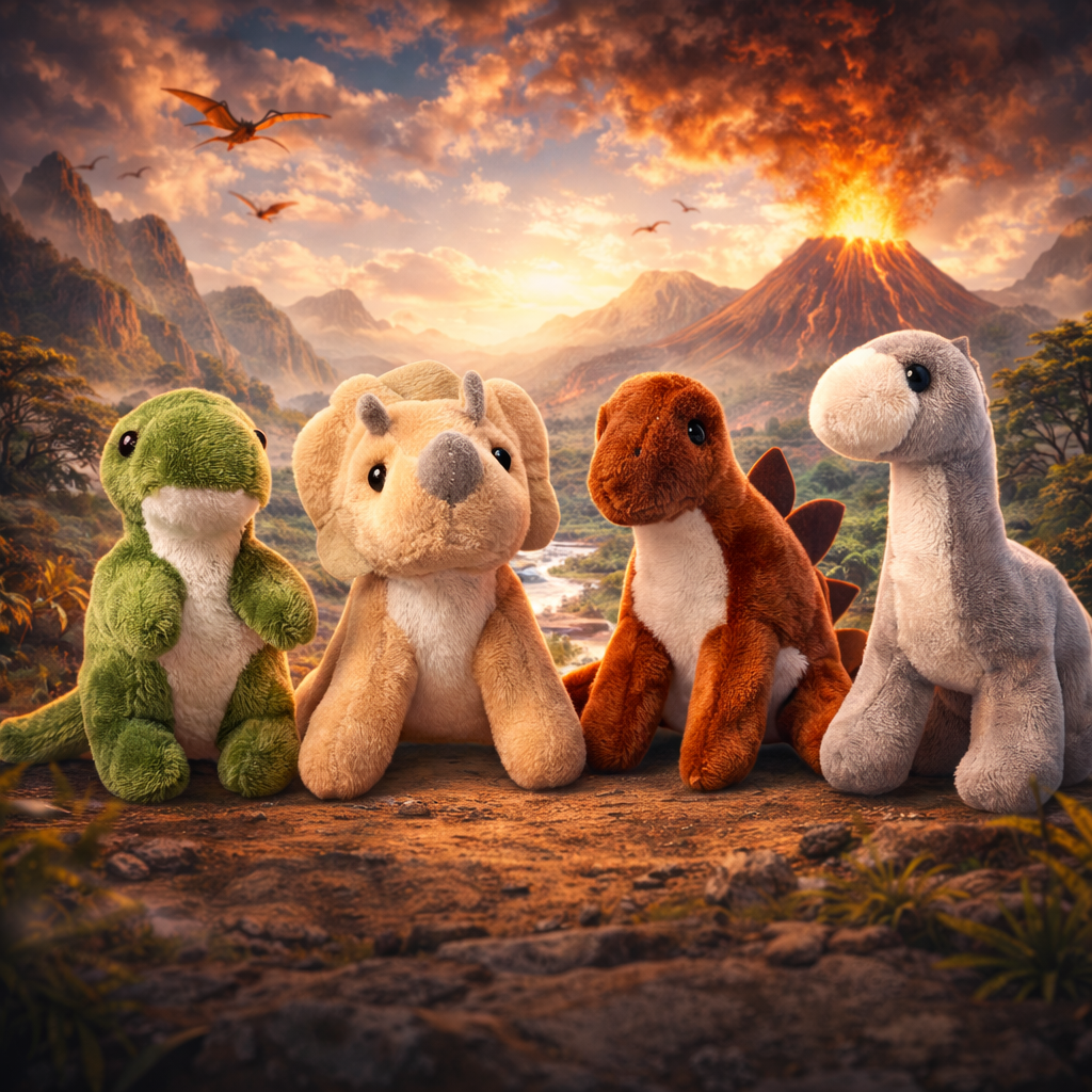 Dino Brix – Neugieriger Plüsch Dinosaurier - Ein neugieriger Dino zum Kuscheln, Spielen und Entdecken