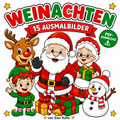Weihnachtsmalbuch für Kinder - 15 festliche PDF-Download zum Ausmalen